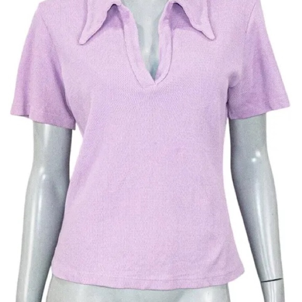 Big Bud Press Faded GrapeShort Sleeve Fisherman’s Polo